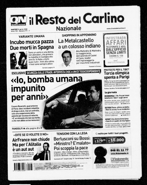 Il Resto del Carlino : giornale dell'Emilia